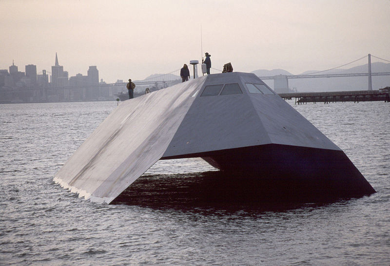 Illustration for article titled Always Wanted a Stealth Boat? The Navy Is Giving This One Away